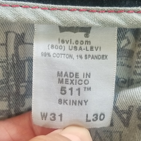 Vintage Levi's 511  Jeans - Picture 11 of 16